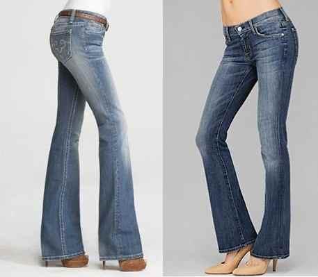 jeans para triángulo invertido