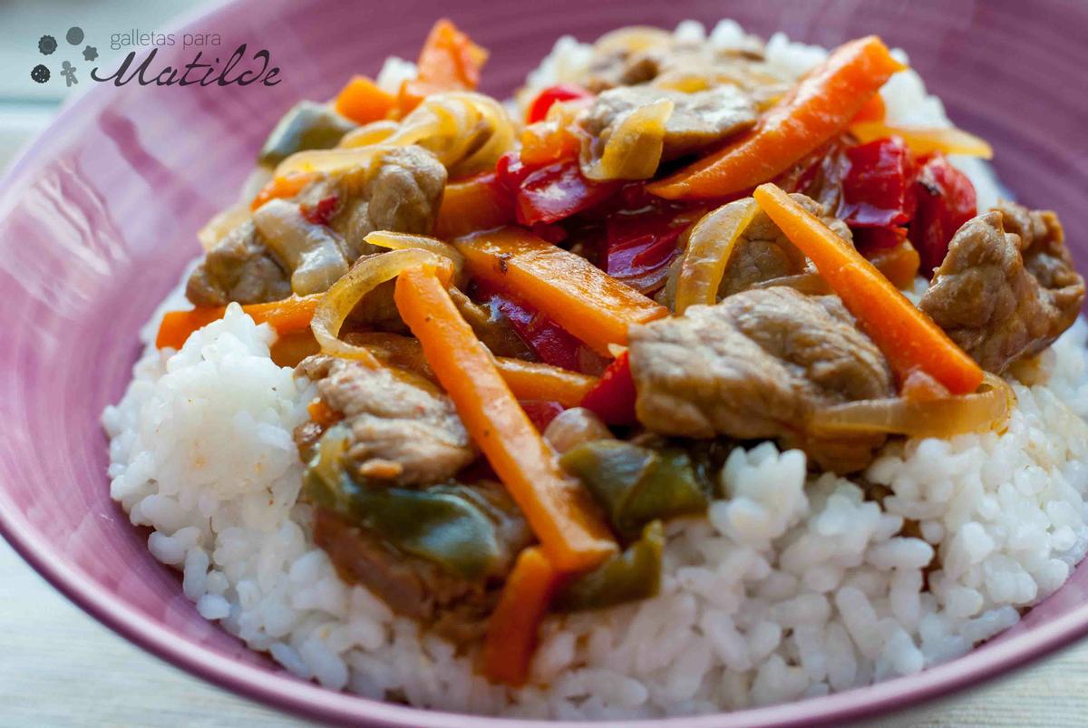 Ternera con salsa de ostras