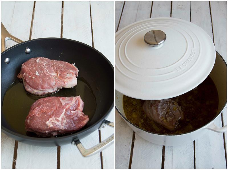 Carrilleras al oporto