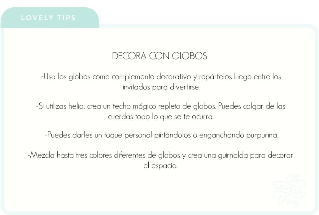 decorar con globos