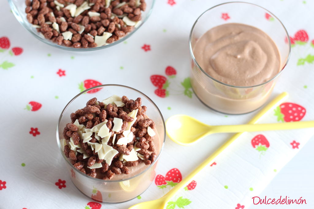 Mousse de nocilla y mascarpone