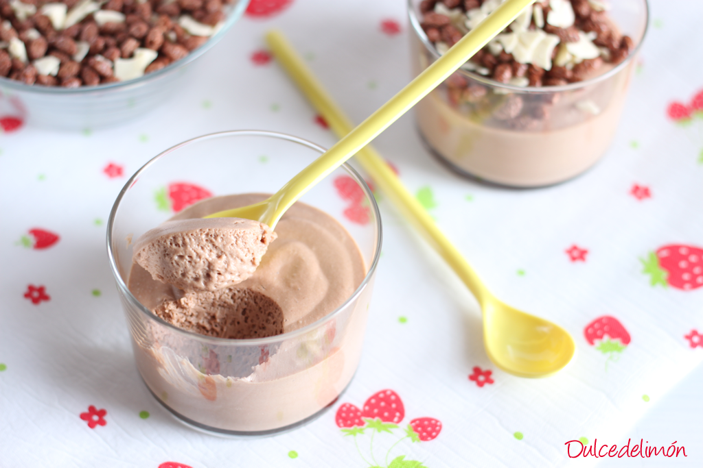 Mousse de nocilla y mascarpone