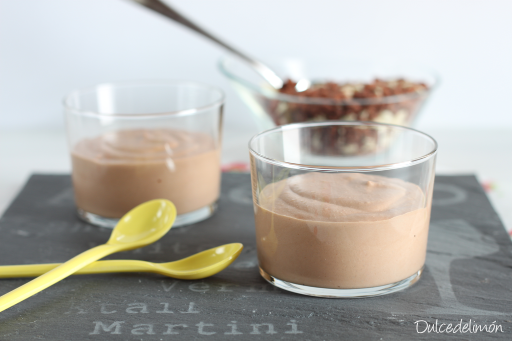 Mousse de nocilla y mascarpone