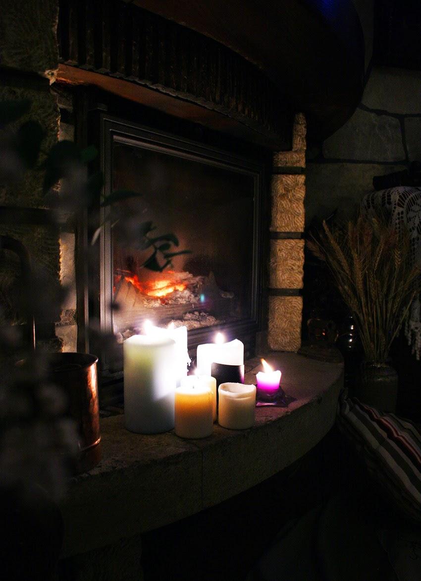 Picnic romántico junto a la chimenea3