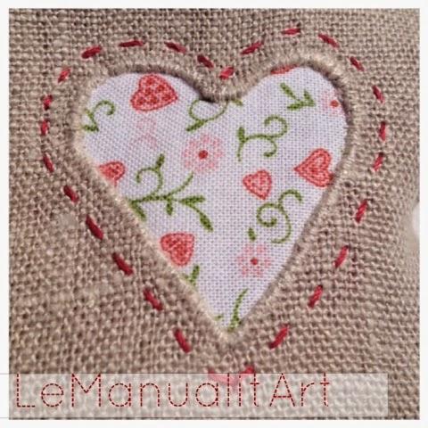 tutorial aplicación invertida corazón DIY