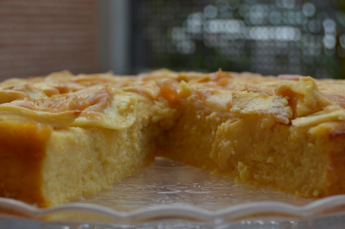 Tarta de manzana - Bizcoflan de manzana - El clan de los sin trigo