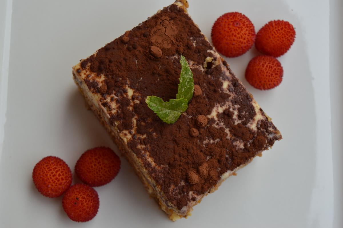 Tiramisú con bizcocho de espelta y sin azúcar - El clan de los sin trigo