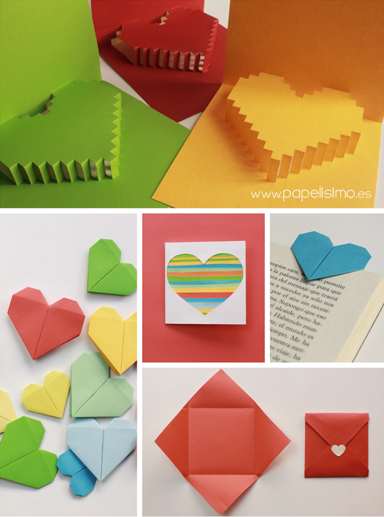 Tarjeta De Corazón 3d Para San Valentin Pop Up Manualidades 1435