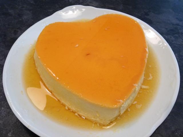 Flan para San Valentin3