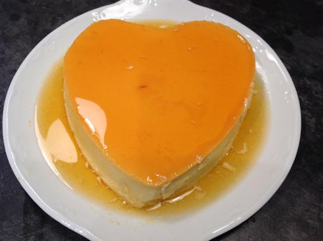 Flan para San Valentin1