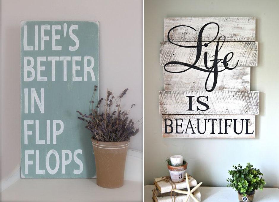 Decorar con tablas de madera // Decorate with wooden boards Decoración