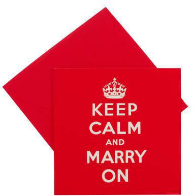 Tarjeta para San Valentín Keep Calm