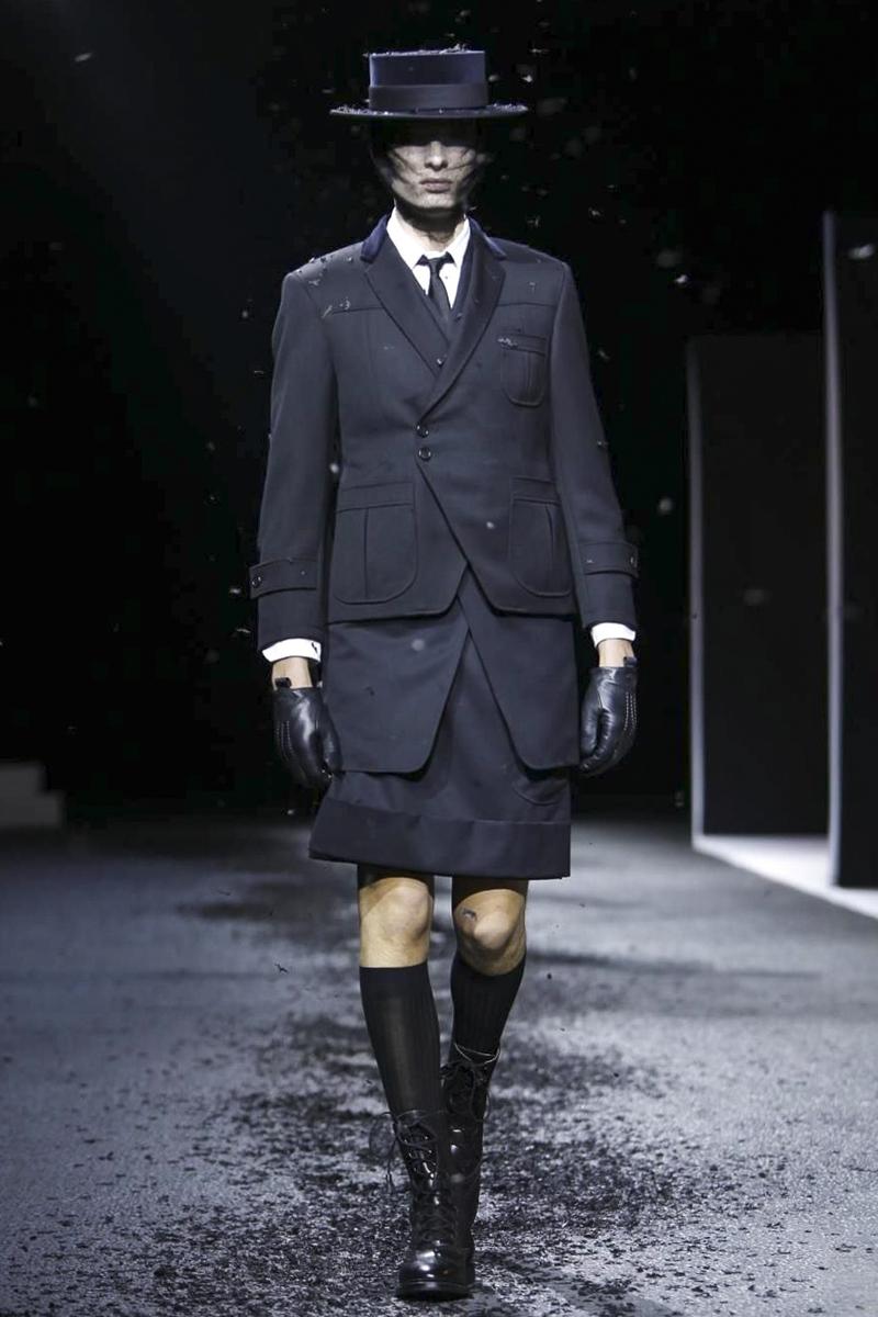 Thom Browne Menswear Fall Winter 2015 in Paris Menswear Fashion Week