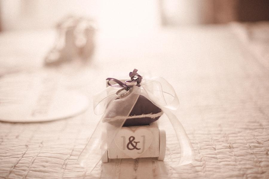 Nuestras alianzas de oro blanco mate. Foto Germán&Vero