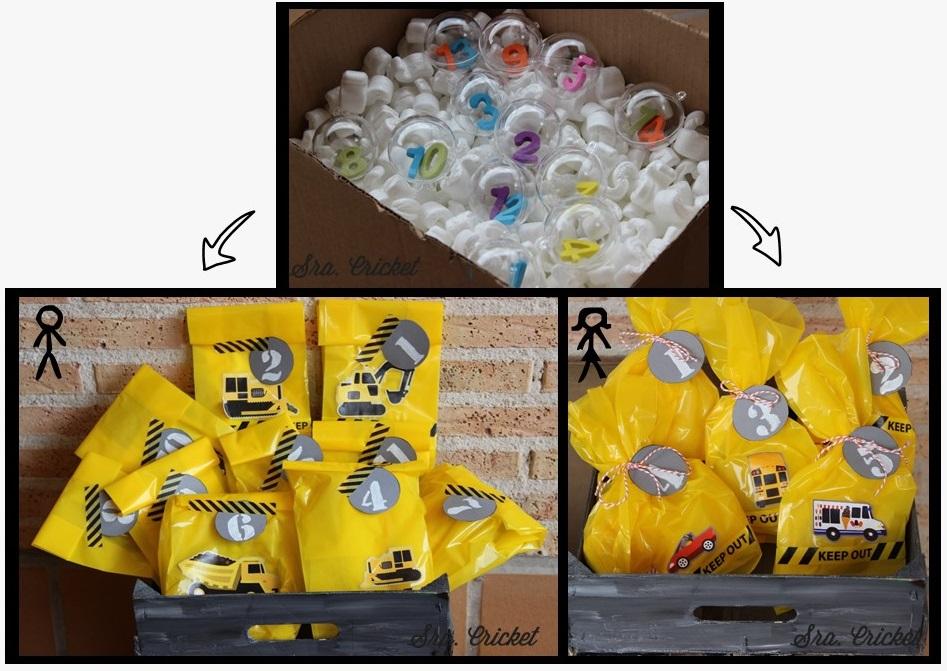 Regalos fiesta de construccion