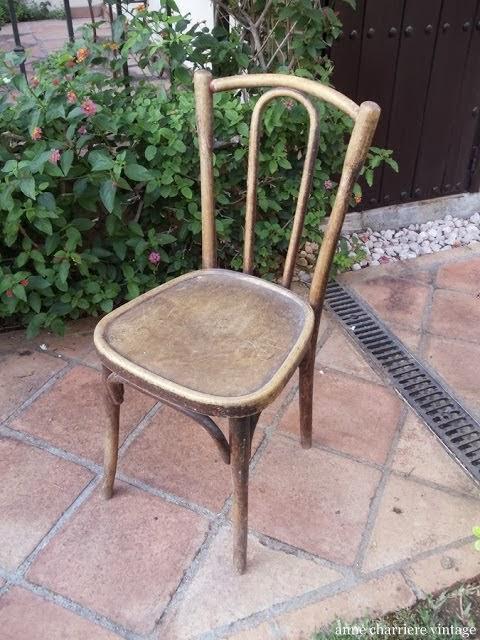 muebles pintados, envejecidos, sillas antiguas café,