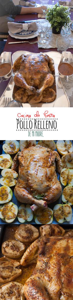 pollo relleno largo pinterest