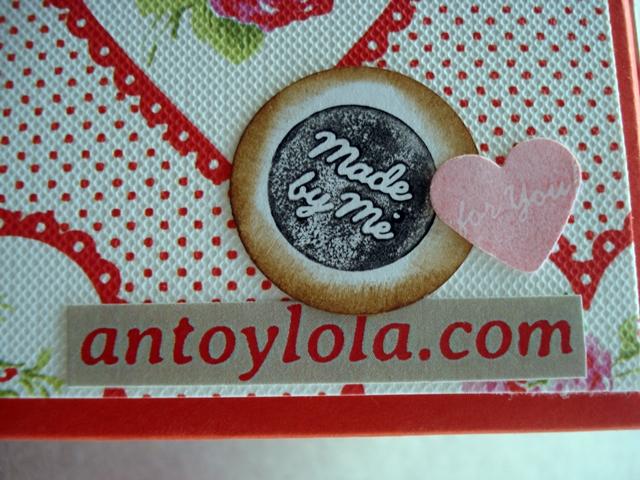 ábum scrap con corazones