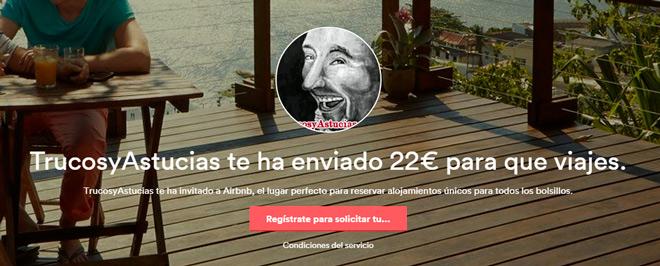 22??? de descuento para alojamiento en airbnb