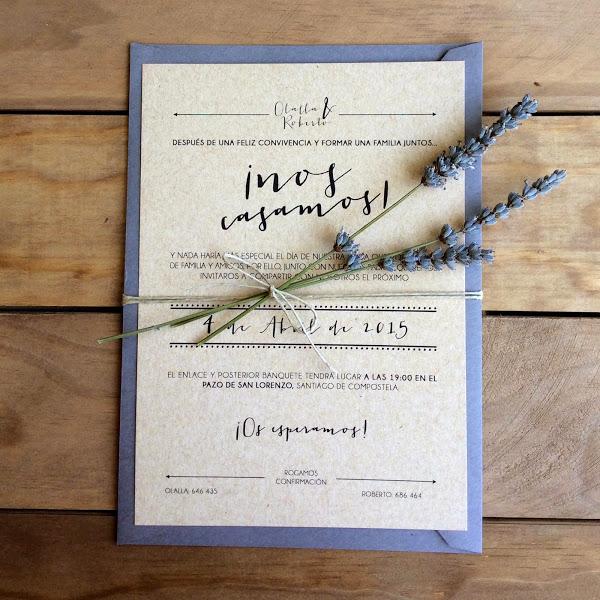 invitaciones de boda originales