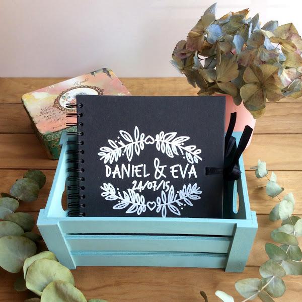 libro de firmas efecto pizarra