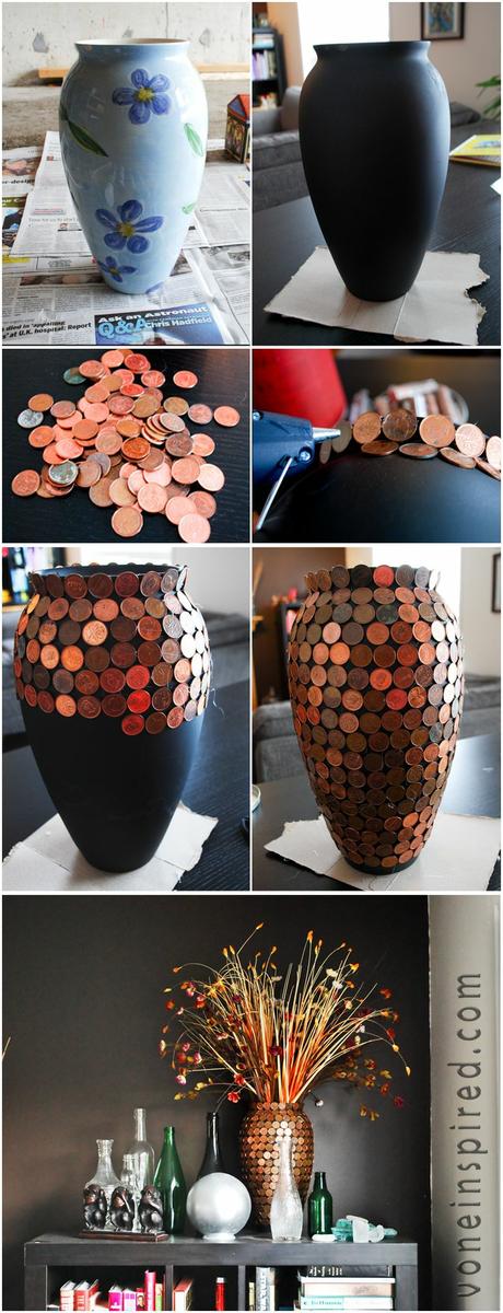 diy jarron monedas