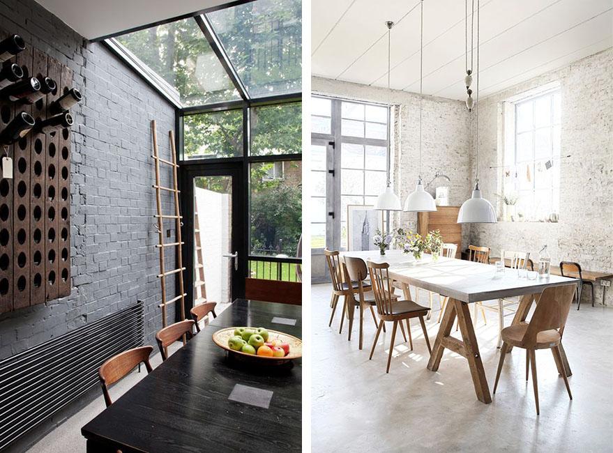 Paredes de ladrillo visto para revestir interiores | Decoración