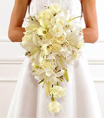 Ramos de novia en cascada