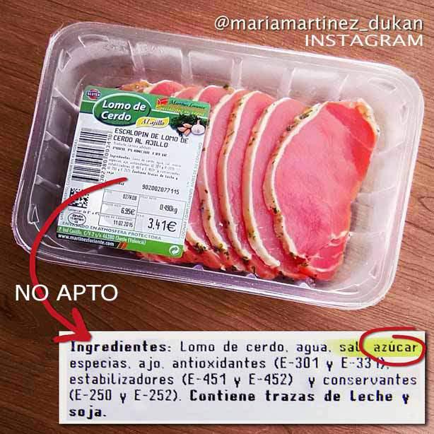 Lomo de cerdo y dieta Dukan: cuidado, los que tienen azúcar no son aptos ni para Ataque ni para Crucero