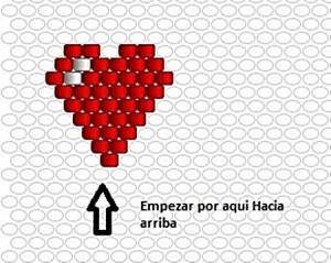 Esquema Corazon Peyote