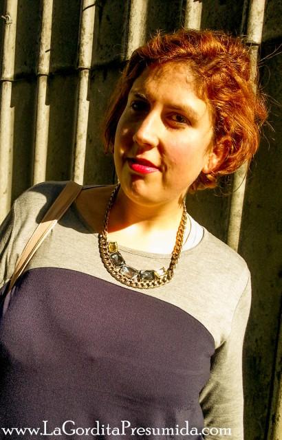 vestido y collar joya