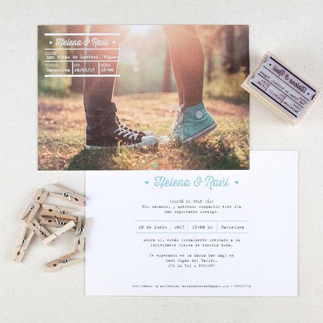 invitaciones de boda personalizado