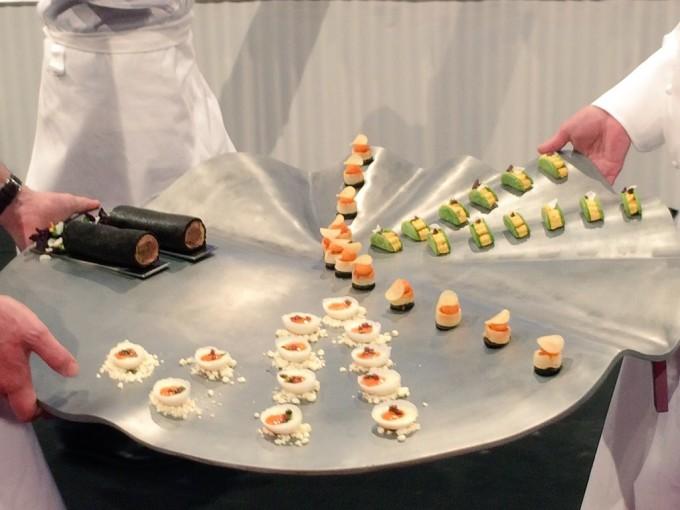 bandeja de presentacion de la carne en Bocuse d