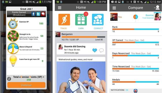 Las mejores apps para estar en forma Nexercise
