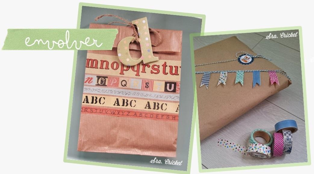 envolver regalos con washi tape