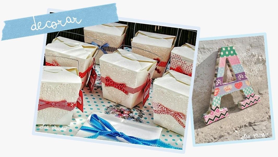 decorar con washi tape