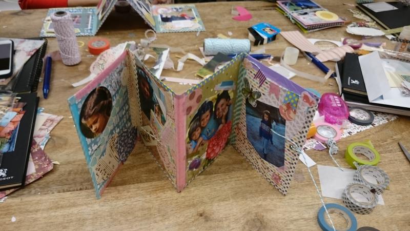 album de fotos DIY con washi tape