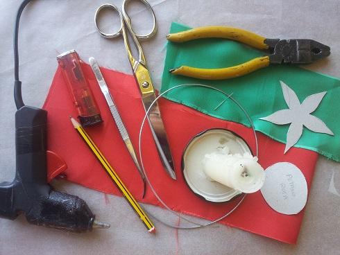 materiales para hacer una rosa de raso