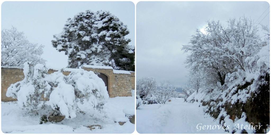 Arboles nevados Genoves Atelier
