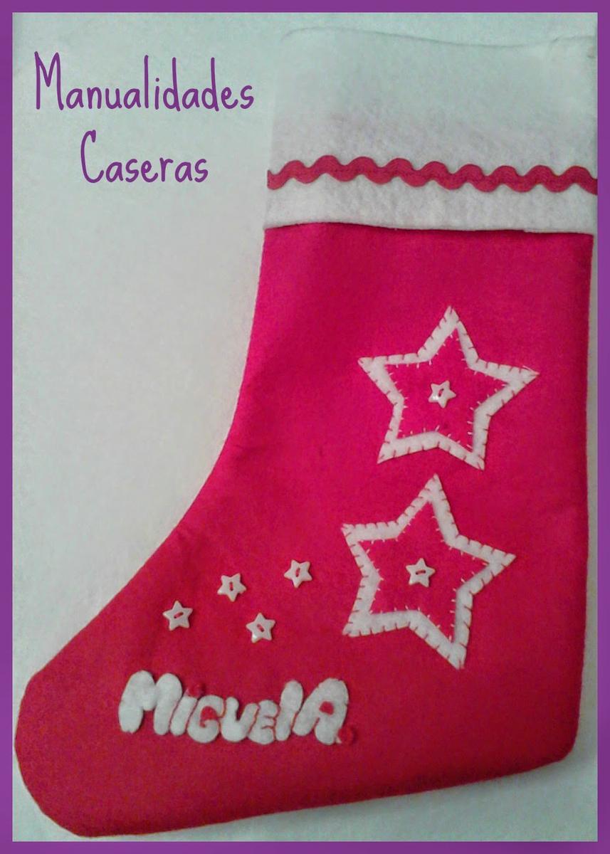 Manualidades Caseras faciles Bota de Navidad personalida de estrellas
