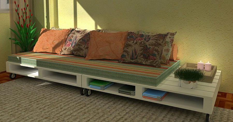 6 diseños de sofás hechos de palets