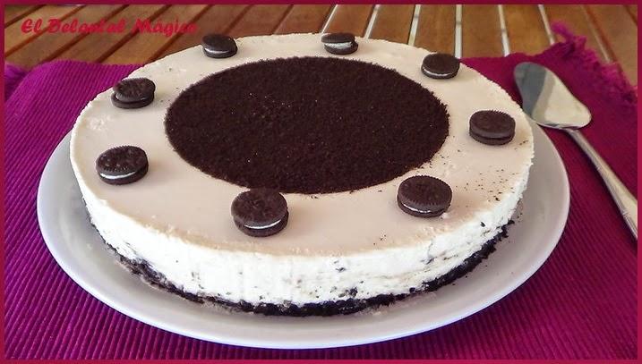 Cómo hacer una tarta cheesecake de galletas Oreo que no necesita horno