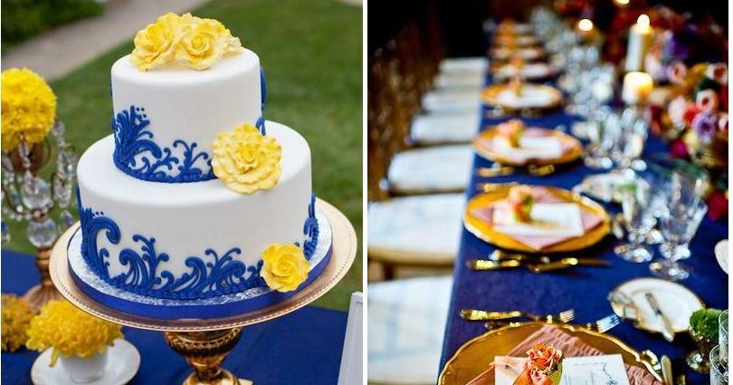 7 formas de combinar el azul rey en la decoración de tu boda | Bodas