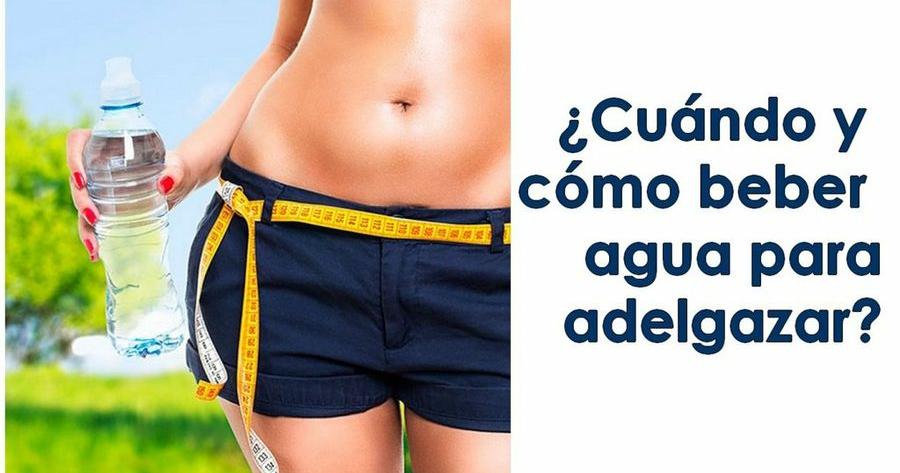 Cuantas veces debo tomar agua para bajar de peso