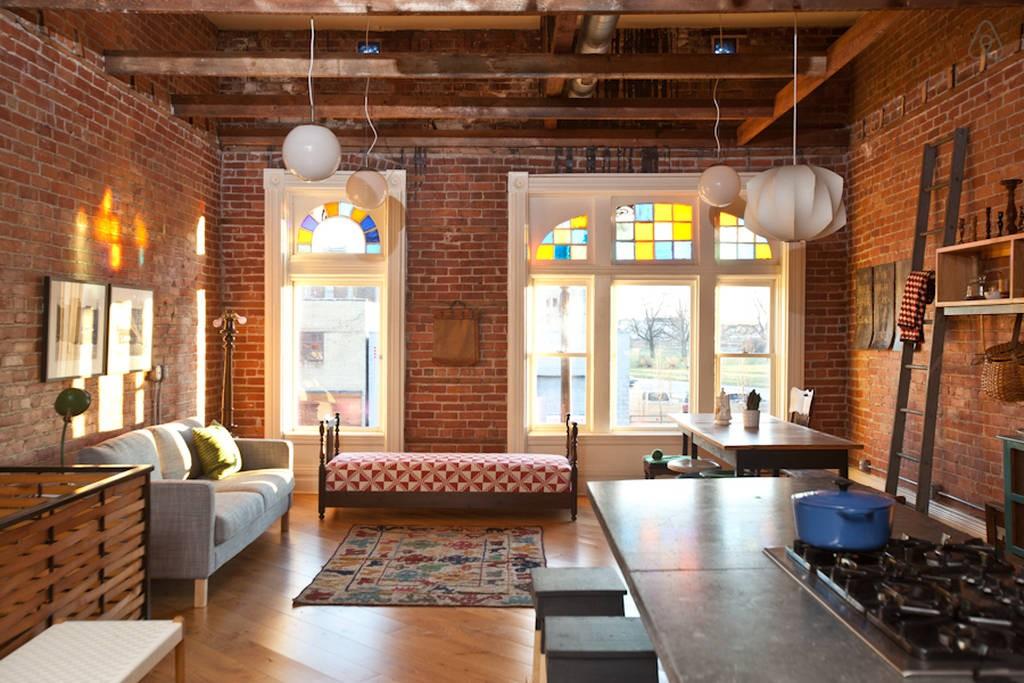 Paredes de ladrillo visto para revestir interiores | Decoración