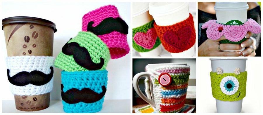 Calienta tazas de ganchillo / crochet