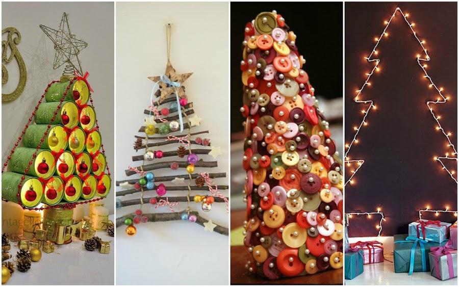 4 ideas geniales para hacer un pino navideño | Manualidades