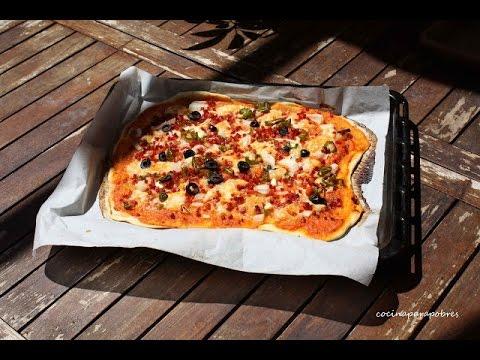 Vídeo receta para hacer masa de pizza casera sin levadura ...