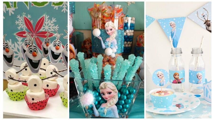 Decoración de cumpleaños de Frozen para imprimir gratis - Pequeocio