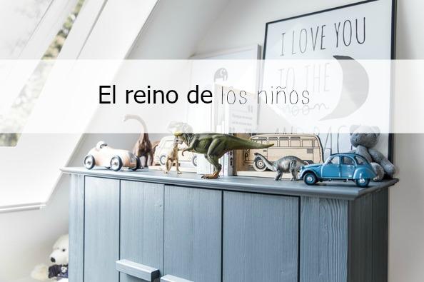 Habitación infantil + zona de juegos en tonos neutros | Decoración